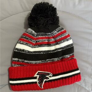 Atlanta Falcons Striped Knit Beanie - NEW